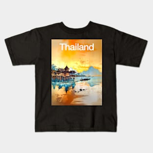 Thailand: Postcard from Thailand a Vision of Paradise Kids T-Shirt